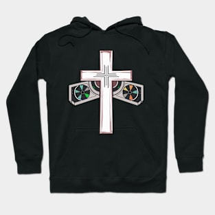 Retro RTX Christian Cross Hoodie